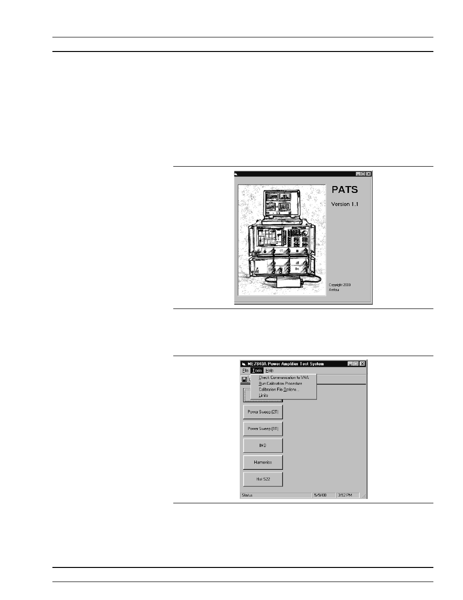 General 4-3, Test equipment 4-2, Test equipment -2 | Operations, calibration general | Anritsu ME7840A User Manual | Page 45 / 126