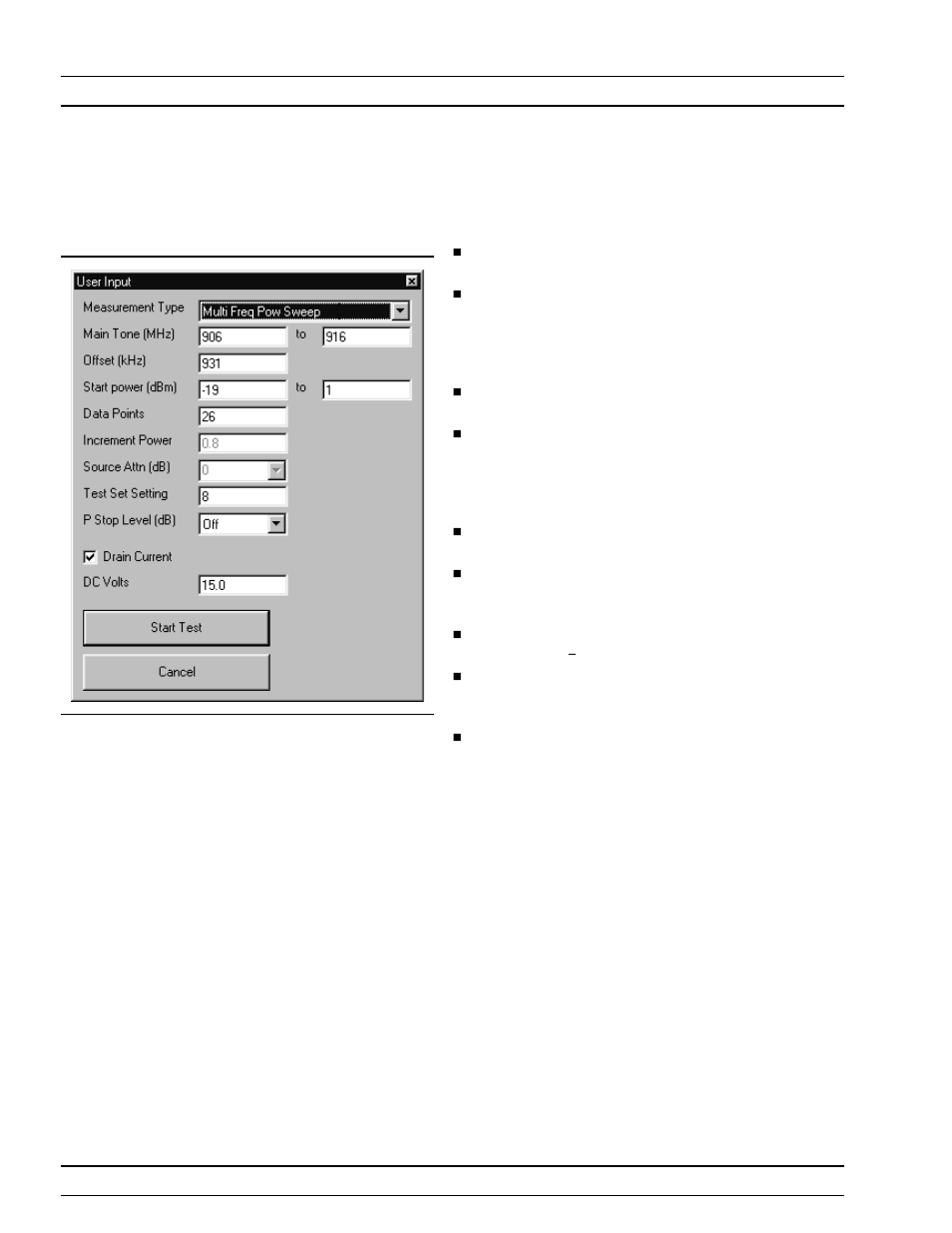 Multiple frequency power sweep 5-14, Power sweep, two tone operations, measurement | Anritsu ME7840A User Manual | Page 75 / 126