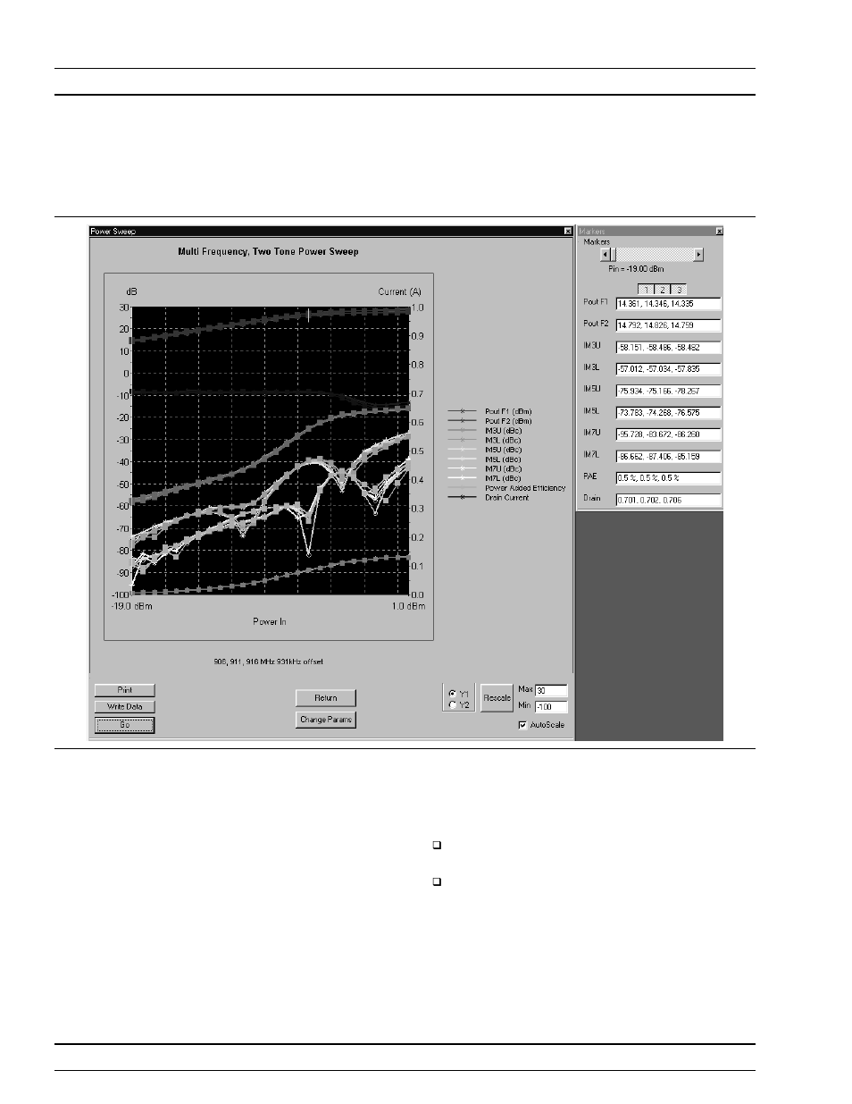 Power sweep, two tone operations, measurement | Anritsu ME7840A User Manual | Page 77 / 126