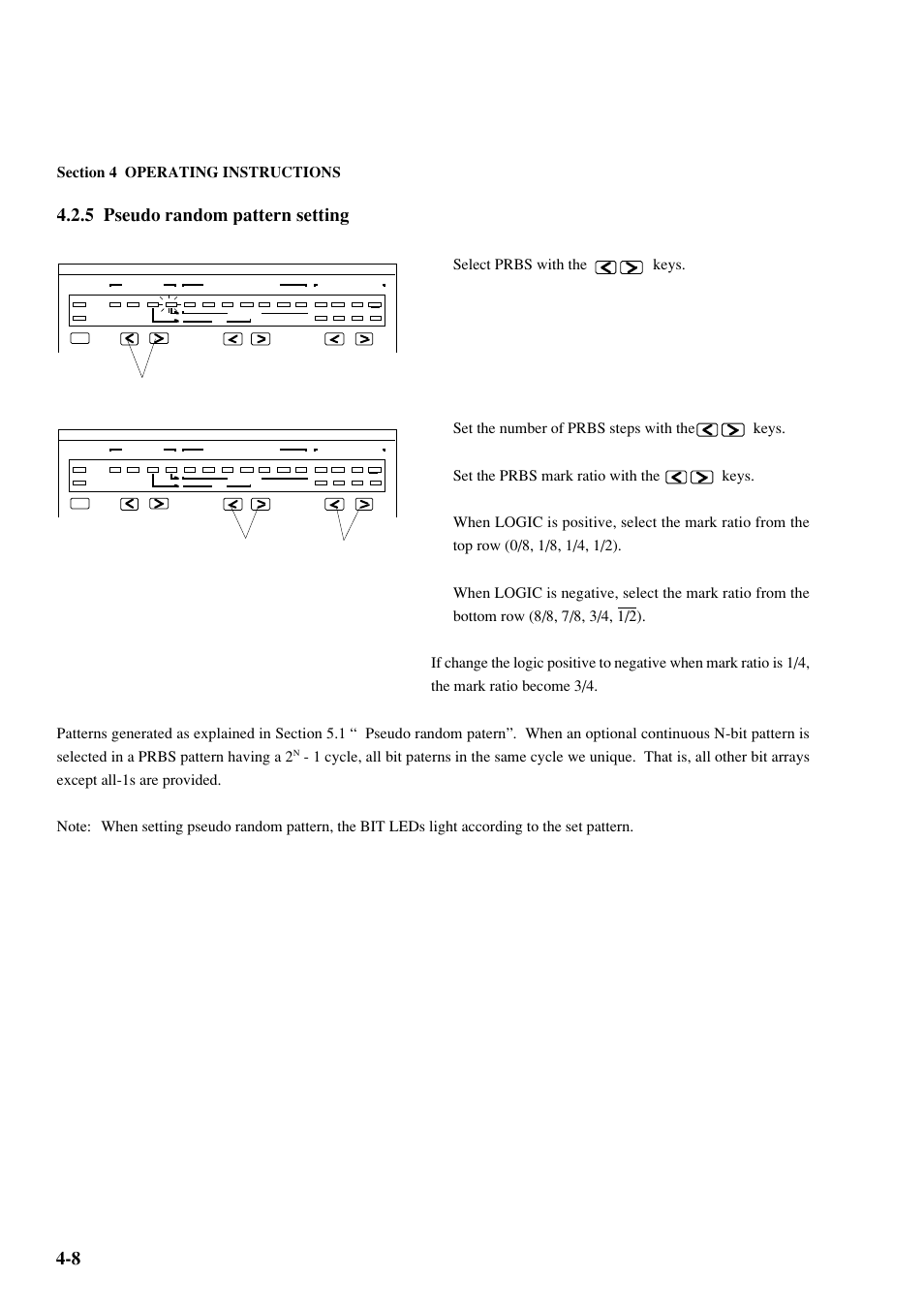 5 pseudo random pattern setting | Anritsu MP1763C User Manual | Page 42 / 78