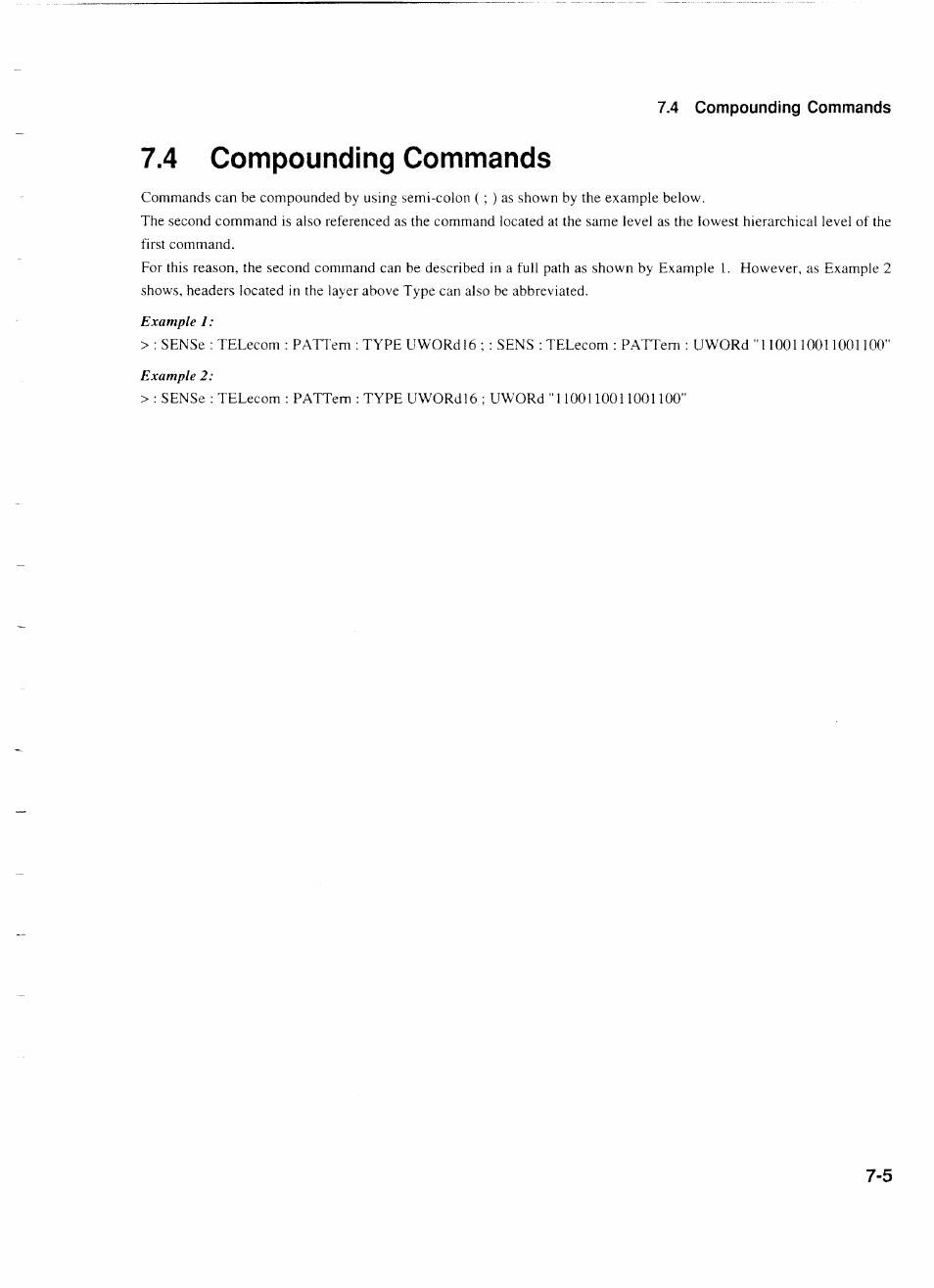 4 compounding commands, 4 compounding commands -5 | Anritsu MP1777A User Manual | Page 76 / 132