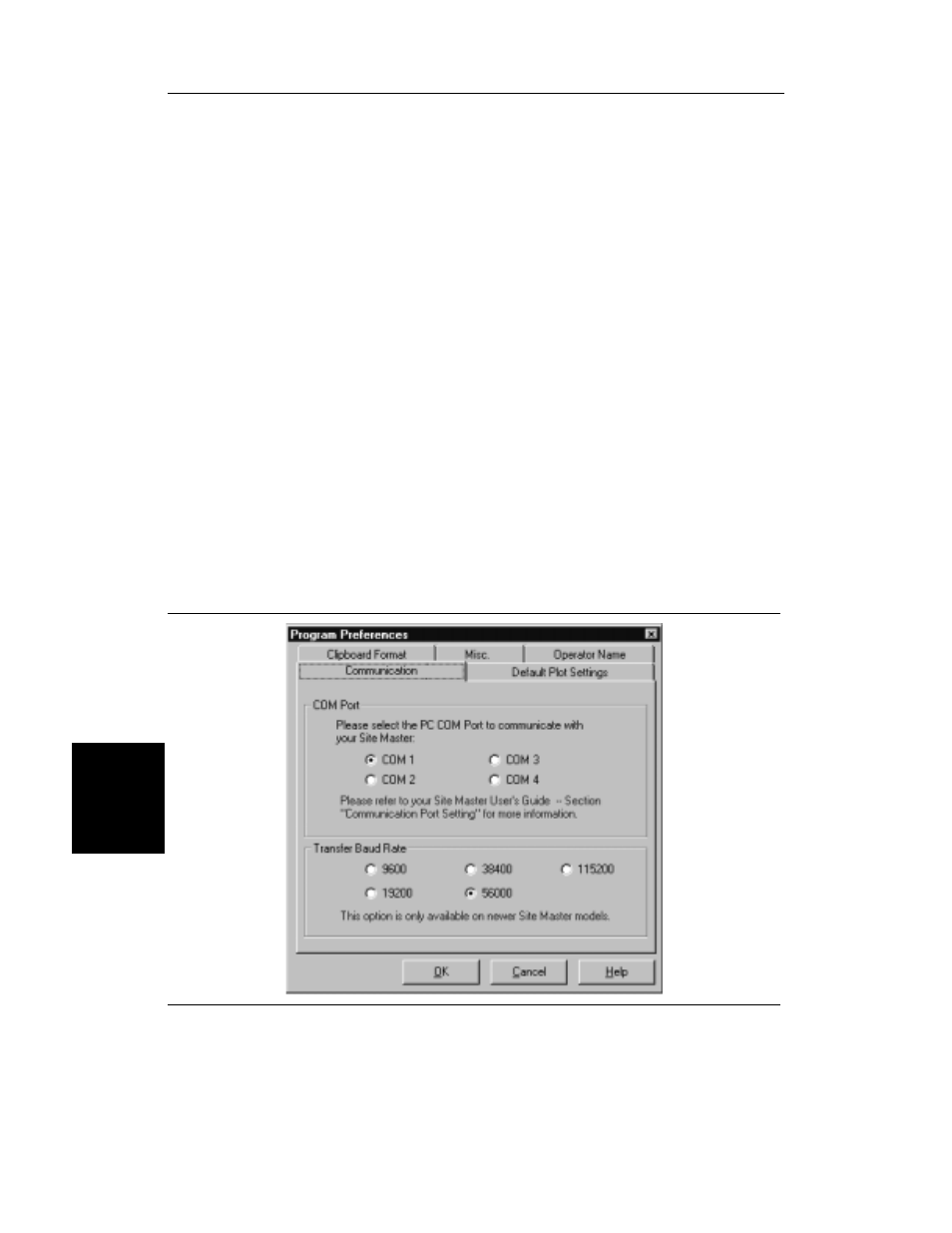 Installation 5-2, Communication port setting 5-2, Installation -2 | Communication port setting -2, Installation | Anritsu S251C User Manual | Page 70 / 83