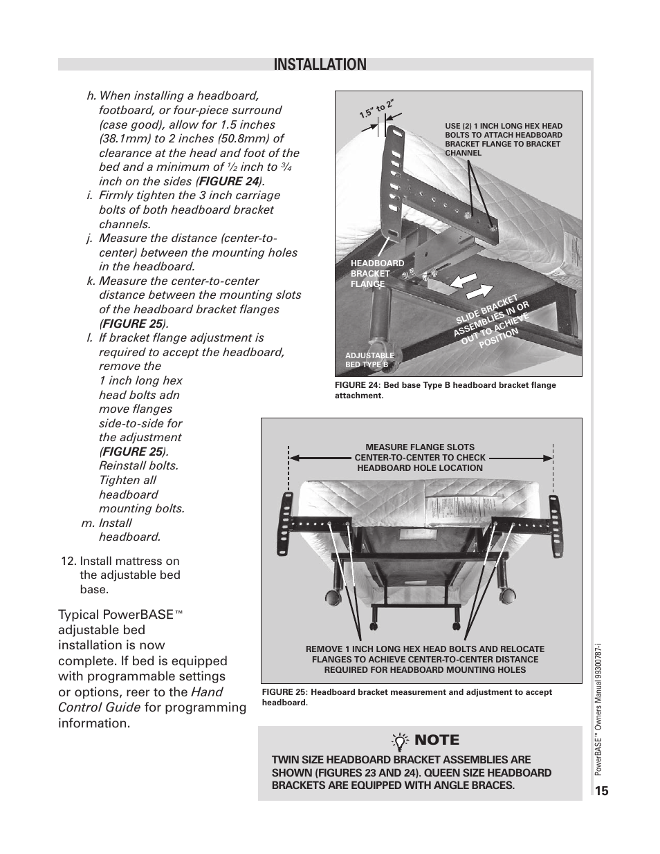 Installation | InnoMax Adjustable Bed Base User Manual | Page 15 / 18