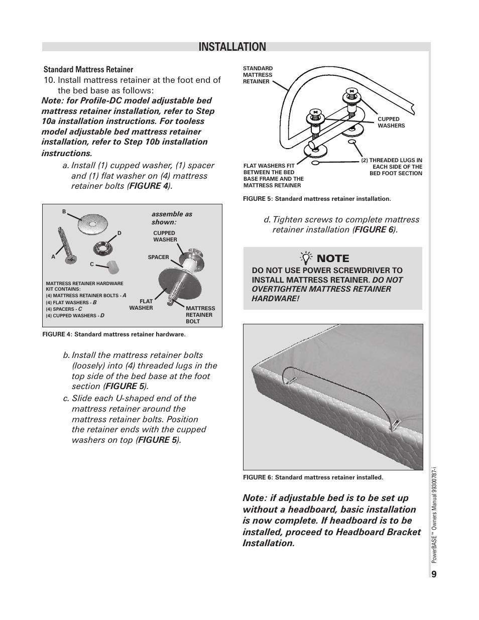 Installation | InnoMax Adjustable Bed Base User Manual | Page 9 / 18