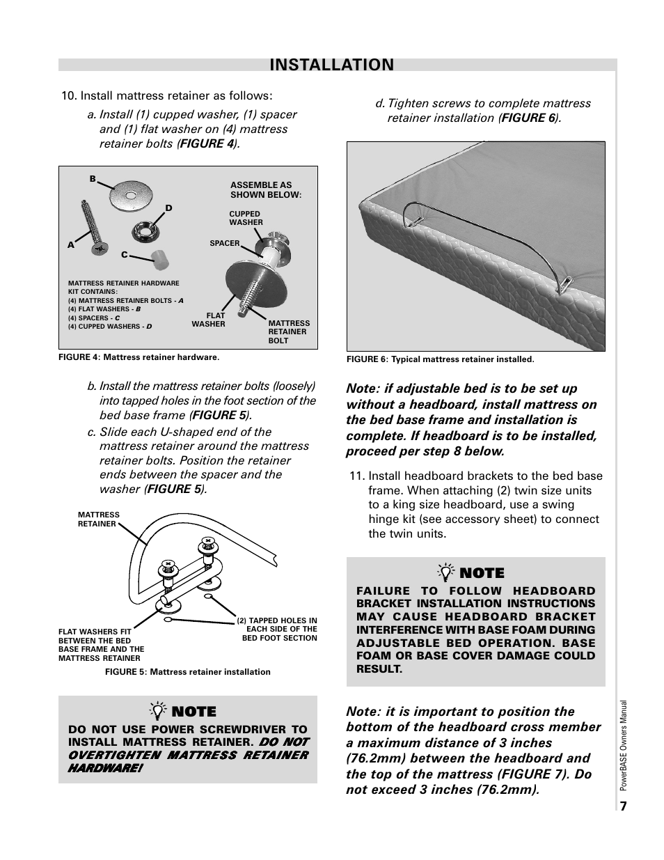 Installation | InnoMax Scape Adjustable Power Base User Manual | Page 9 / 12