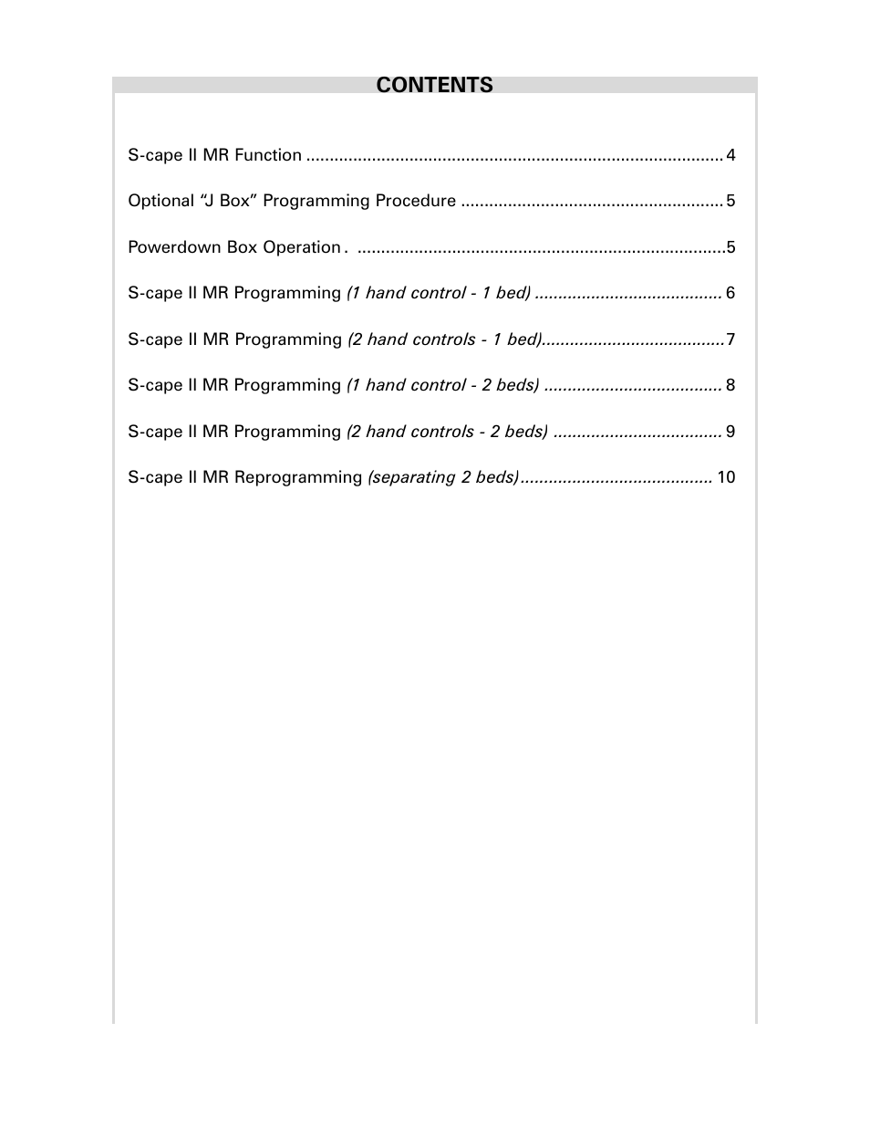 InnoMax Scape Hand Control User Manual | Page 3 / 10