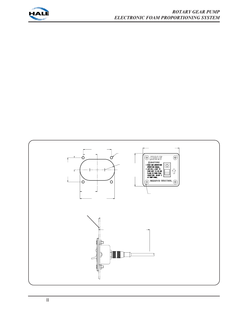 Remote activation switch | Hale 5.0 FoamLogix User Manual | Page 71 / 122