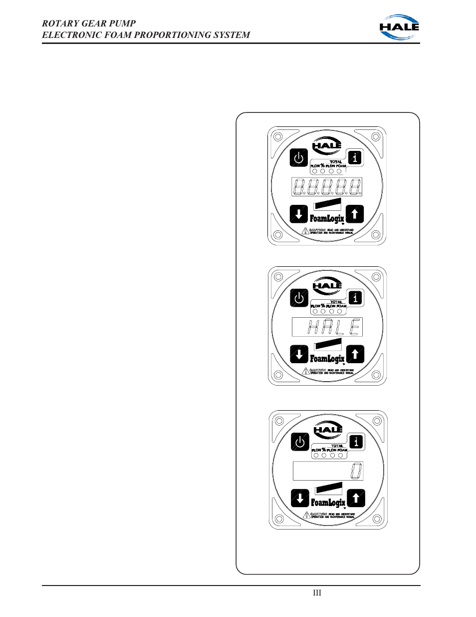 Initial end user set-up | Hale 5.0 FoamLogix User Manual | Page 84 / 122