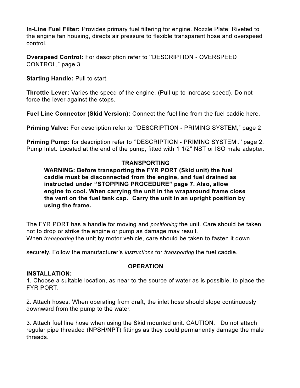 Hale Fyr Port User Manual | Page 11 / 37