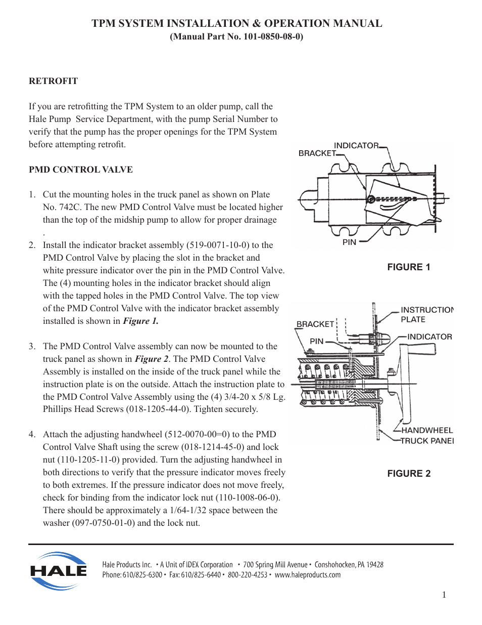 Hale TPM Sistem User Manual | 8 pages