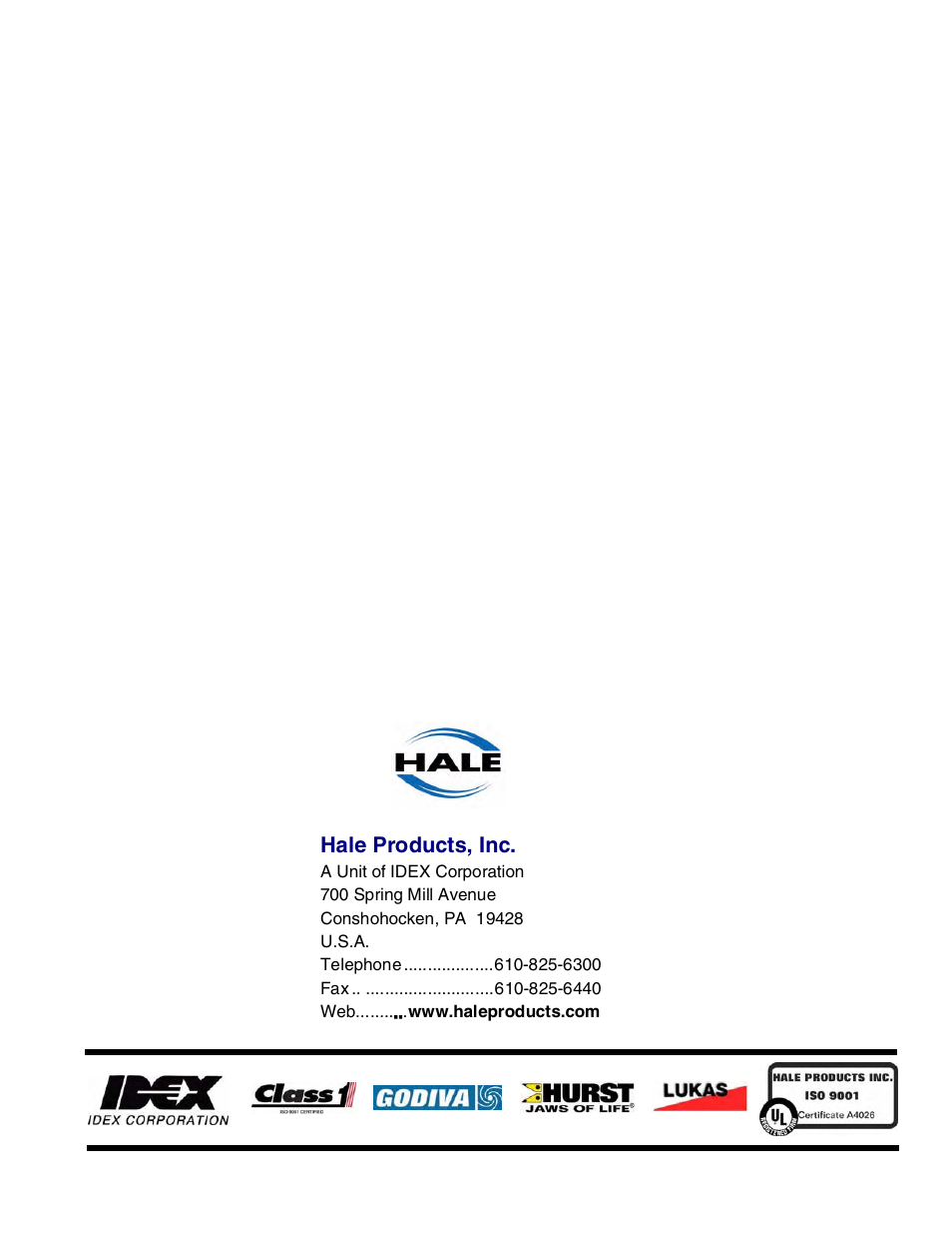 Hale products, inc | Hale FoamLogix 6.5 User Manual | Page 154 / 194