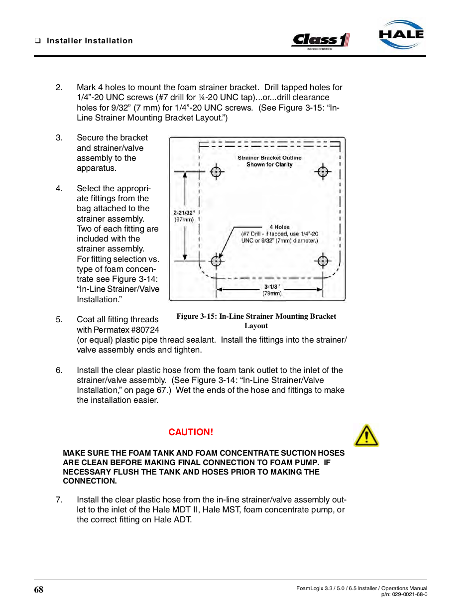 Hale FoamLogix 6.5 User Manual | Page 68 / 194