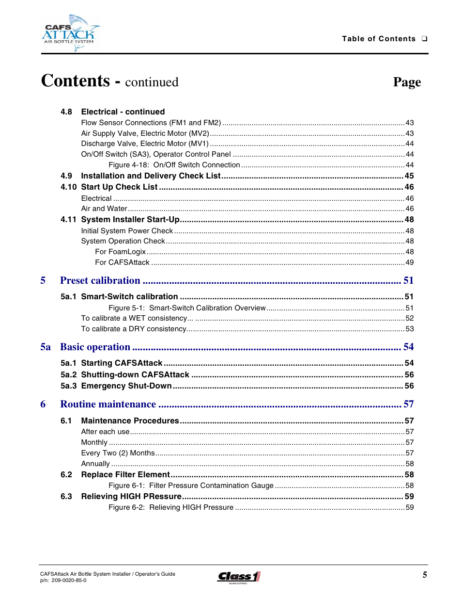 Hale CAFS Attack User Manual | Page 5 / 100