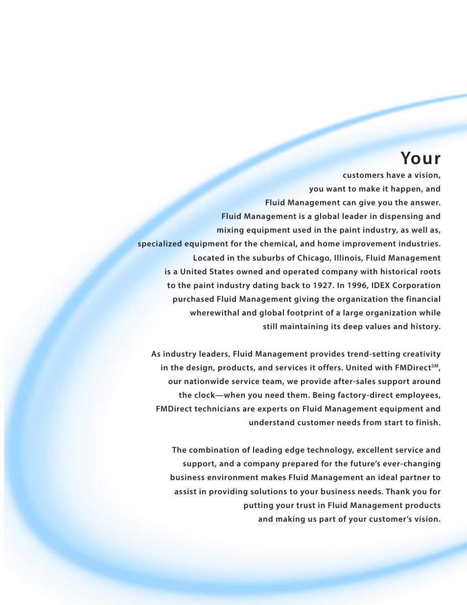 Your | Fluid Management 1500HS Accutinter User Manual | Page 3 / 44