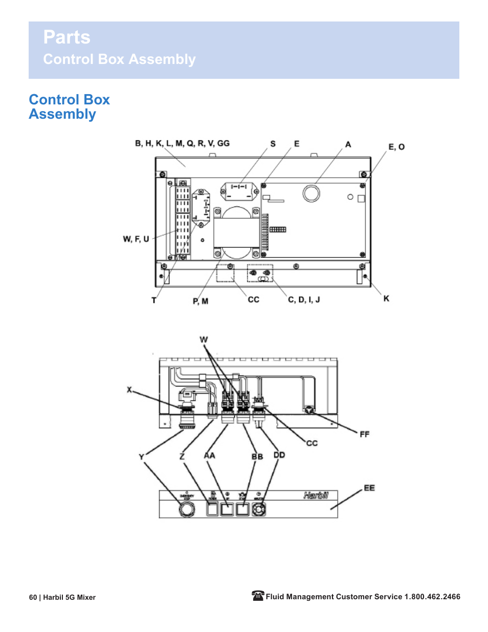 Parts | Fluid Management 5G-HD Harbil 5-Gallon Shaker User Manual | Page 62 / 81