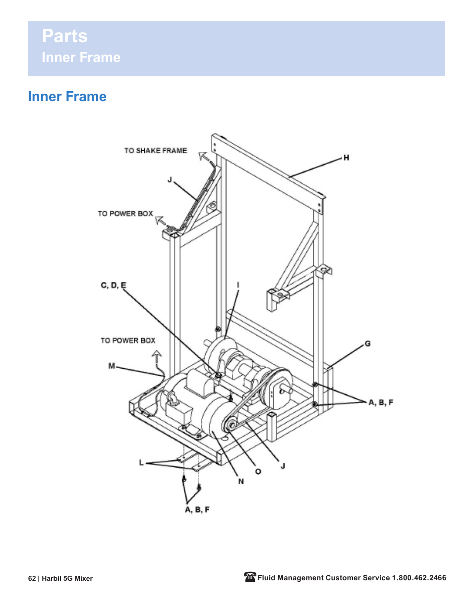 Parts | Fluid Management 5G-HD Harbil 5-Gallon Shaker User Manual | Page 64 / 81