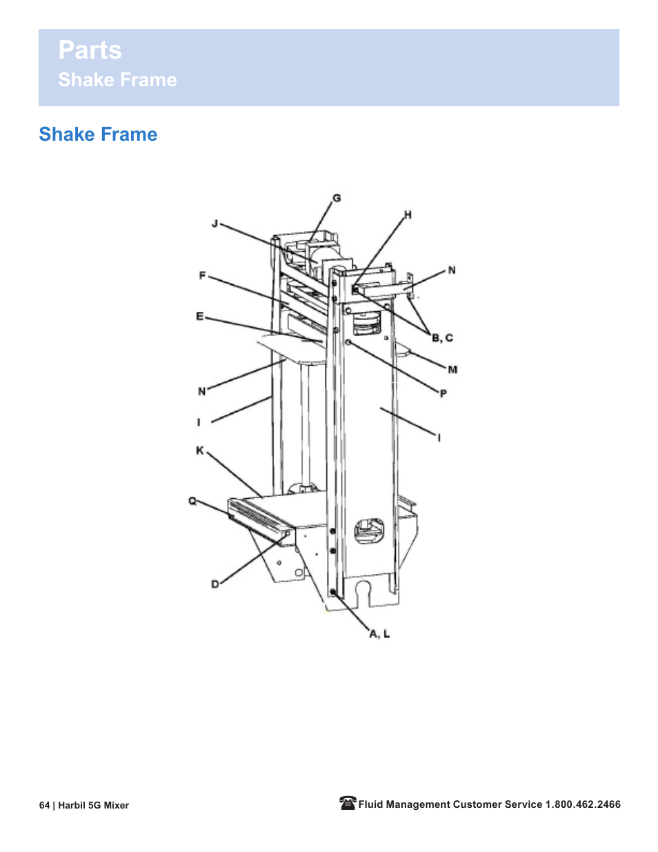 Parts | Fluid Management 5G-HD Harbil 5-Gallon Shaker User Manual | Page 66 / 81