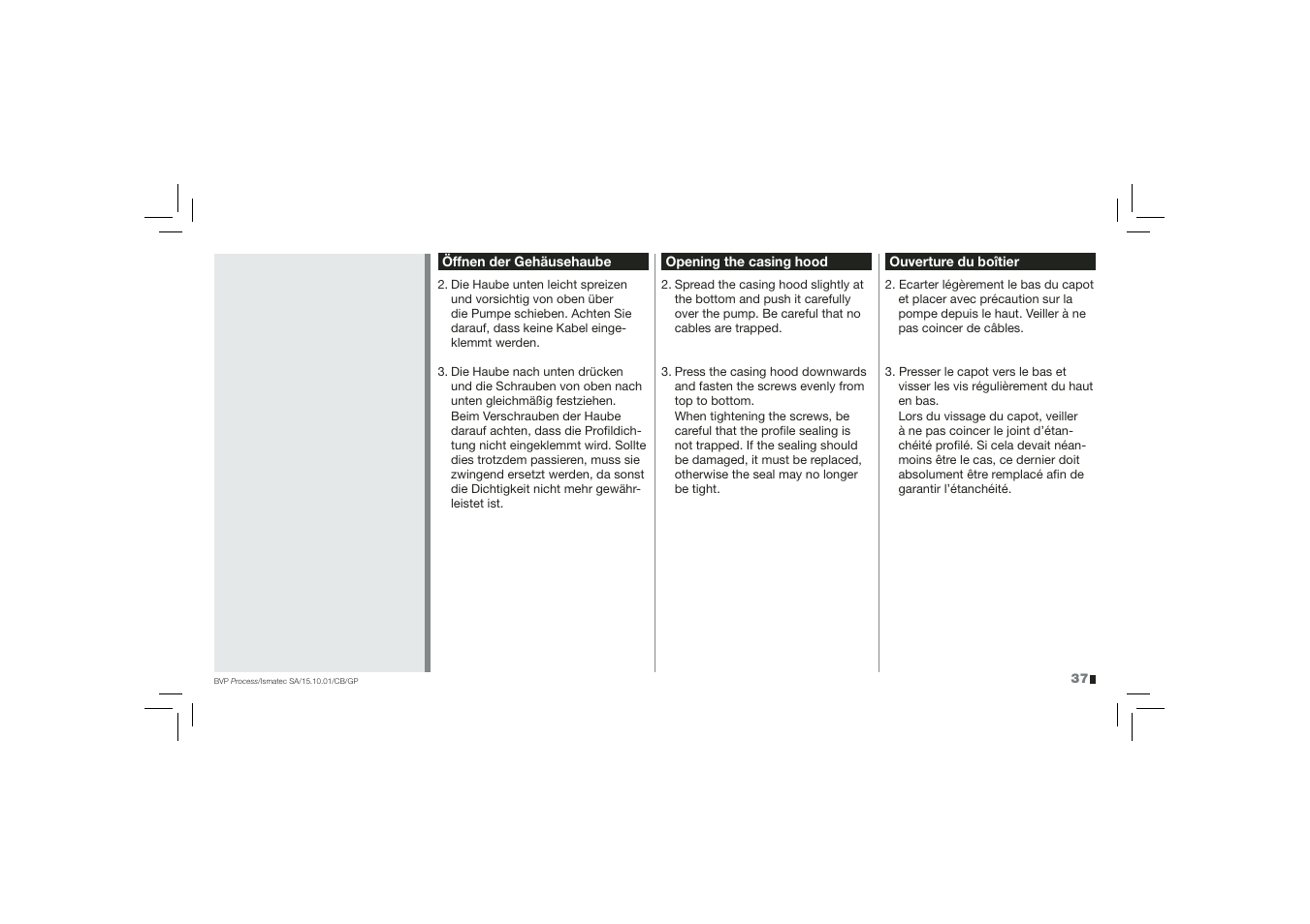 IDEX Health & Science BVP Process User Manual | Page 37 / 44