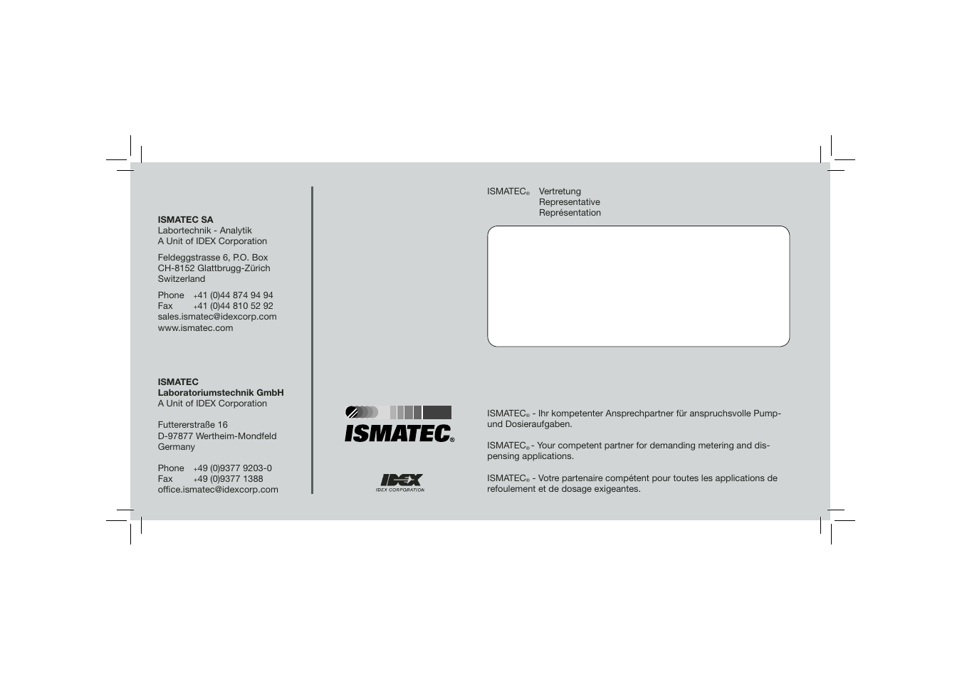 IDEX Health & Science BVP Process User Manual | Page 44 / 44