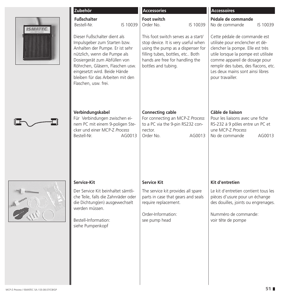 IDEX Health & Science MCP-Z Process User Manual | Page 51 / 60