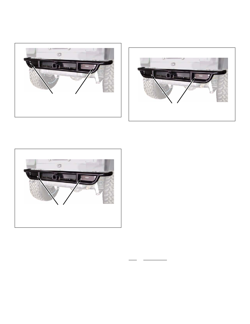 Accessories, Parts list | OR-Fab 83100 ROCK SLIDER REAR BUMPER CJ / TJ / TJL User Manual | Page 2 / 2