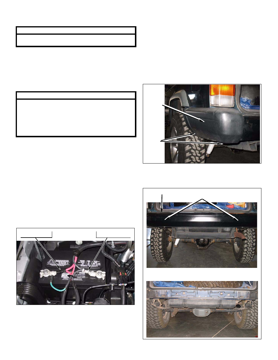 Before starting installation | OR-Fab 83209 JEEP XJ CHEROKEE REAR TUBE BUMPER User Manual | Page 2 / 5