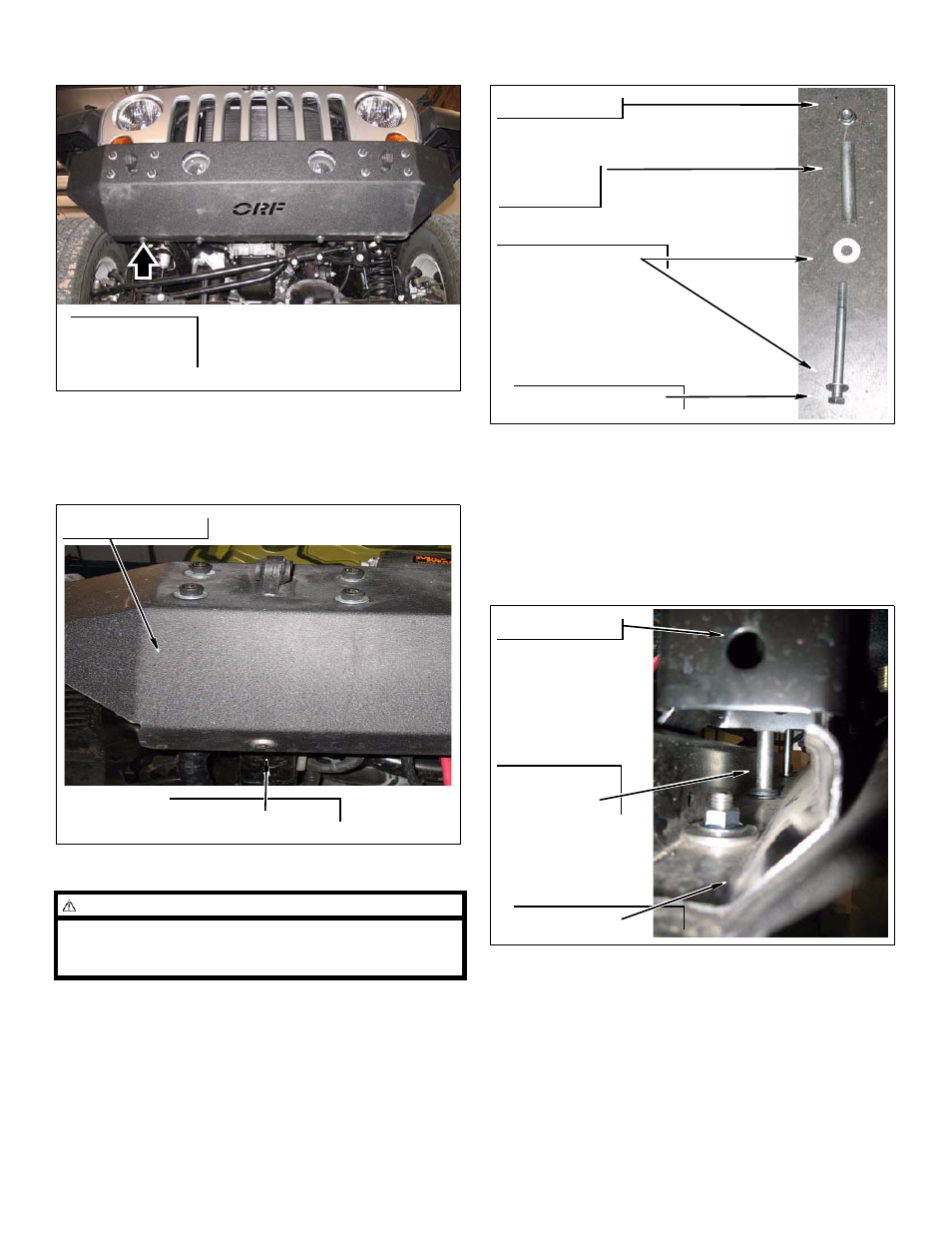 OR-Fab 83223 JEEP JK WRANGLER / STUBBY FRONT BUMPER WITH HOOP AND OFFSET WINCH MOUNT User Manual | Page 5 / 7