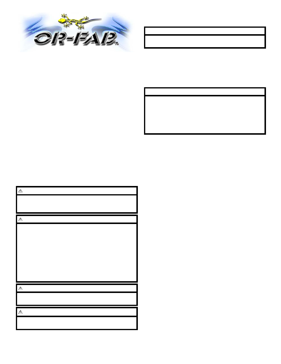 OR-Fab 84204 ROCKER PANEL (PAIR) TJL (UNLIMITED) User Manual | 9 pages
