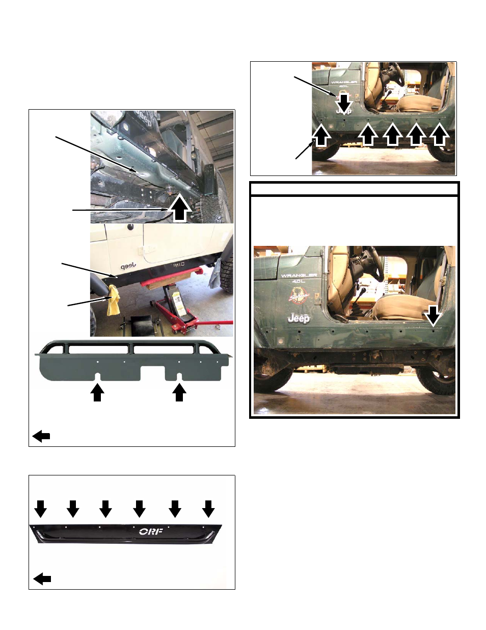 OR-Fab 84204 ROCKER PANEL (PAIR) TJL (UNLIMITED) User Manual | Page 5 / 9