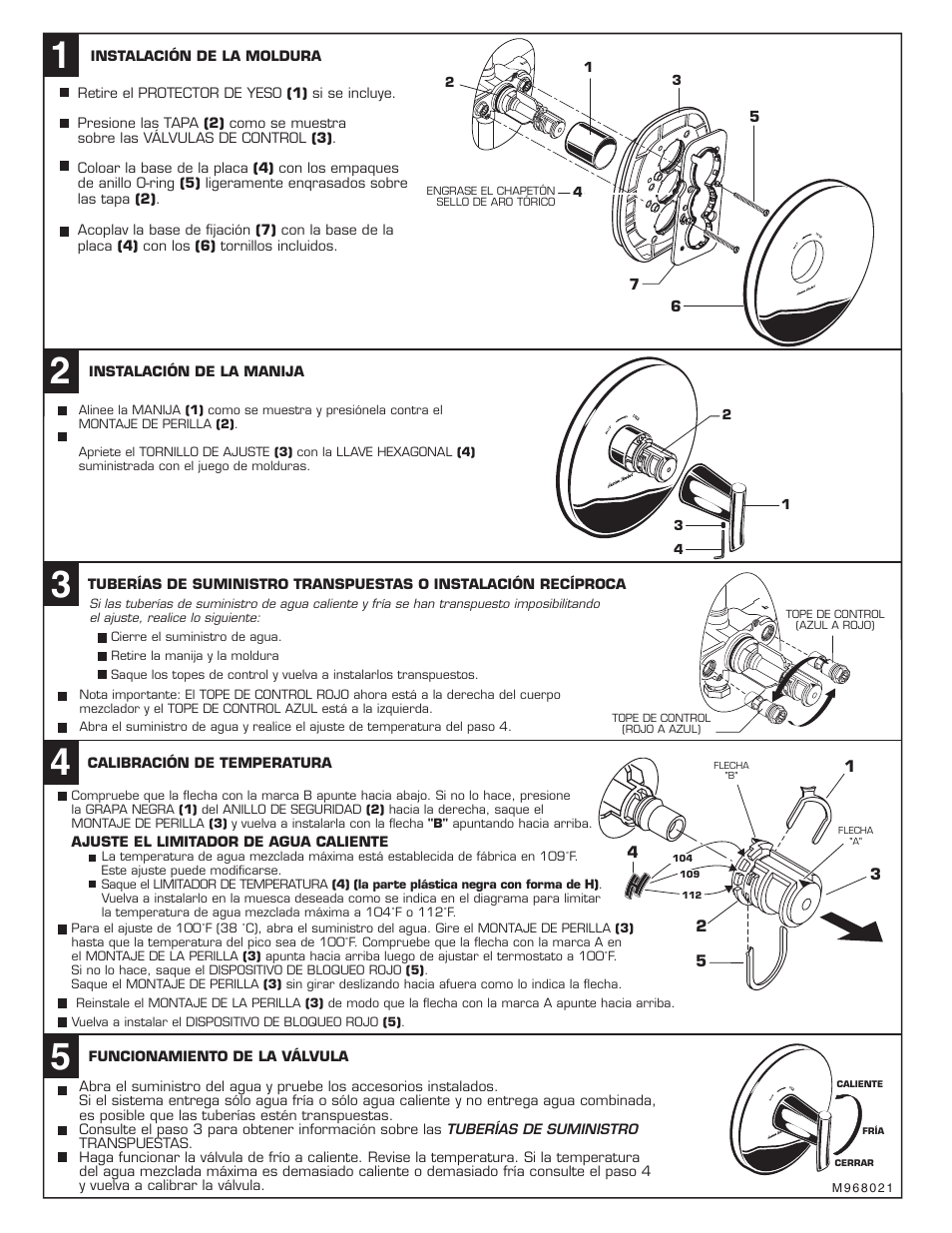American Standard T010.730 User Manual | Page 8 / 9
