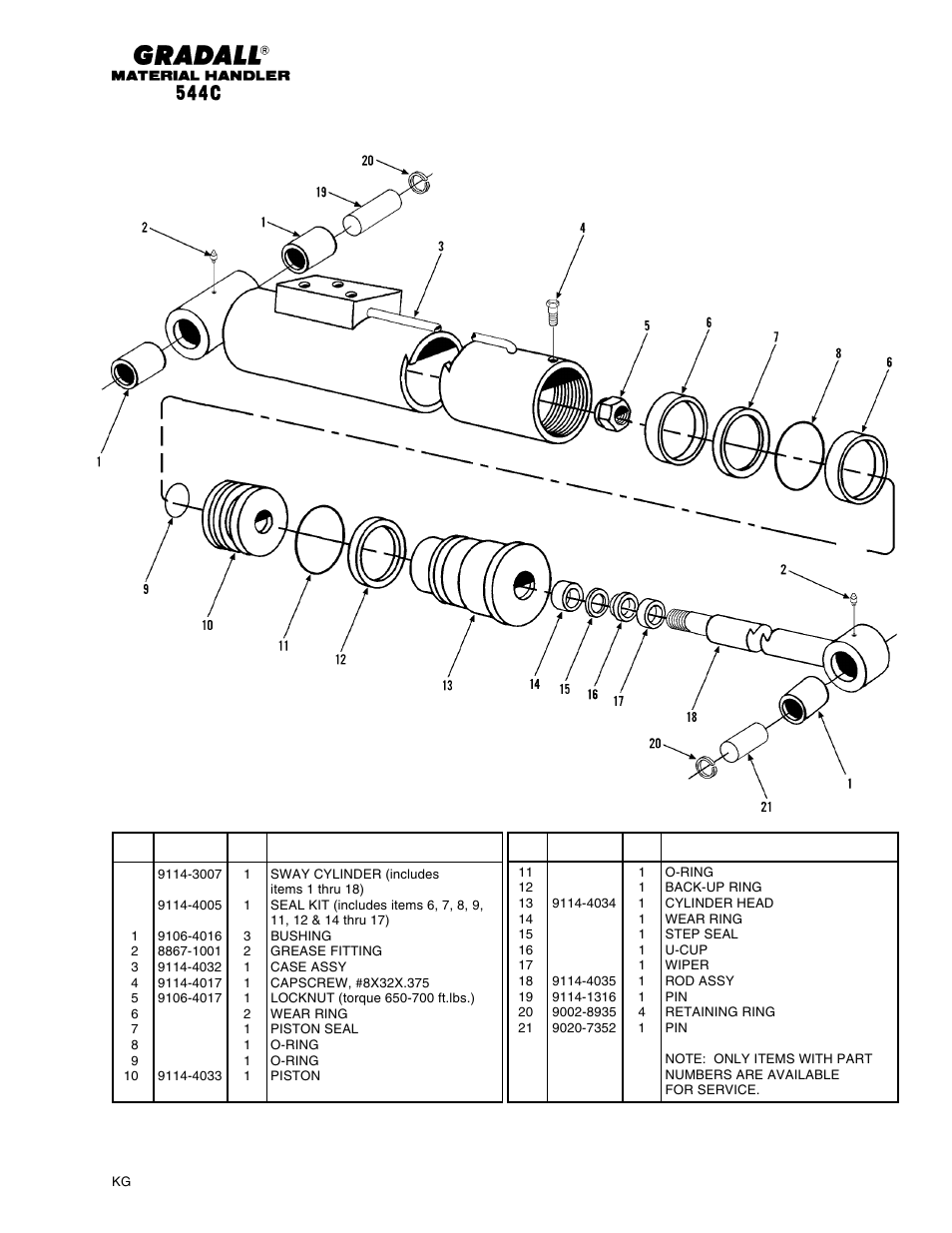 Gradall 544C-10 User Manual | Page 105 / 171