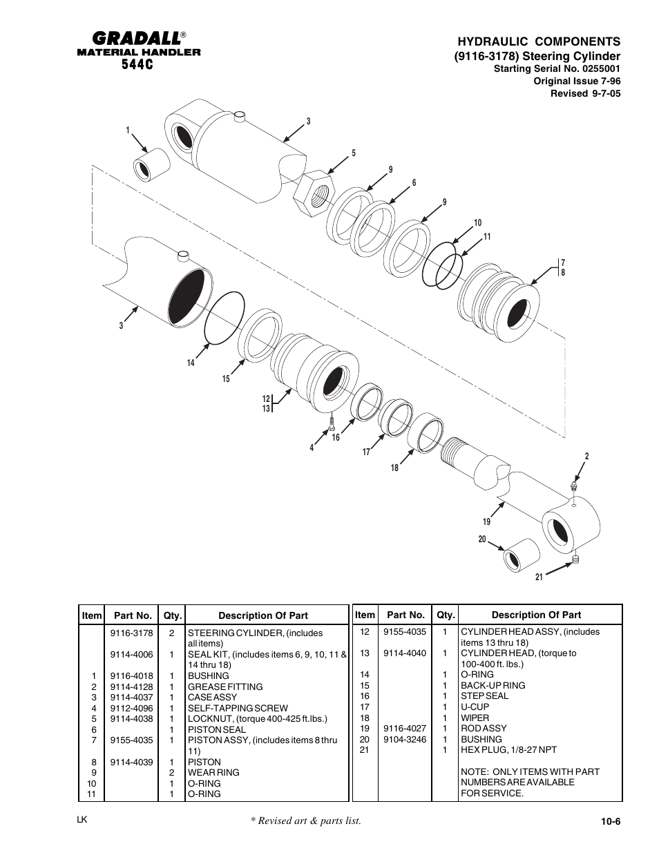 Gradall 544C-10 User Manual | Page 106 / 171