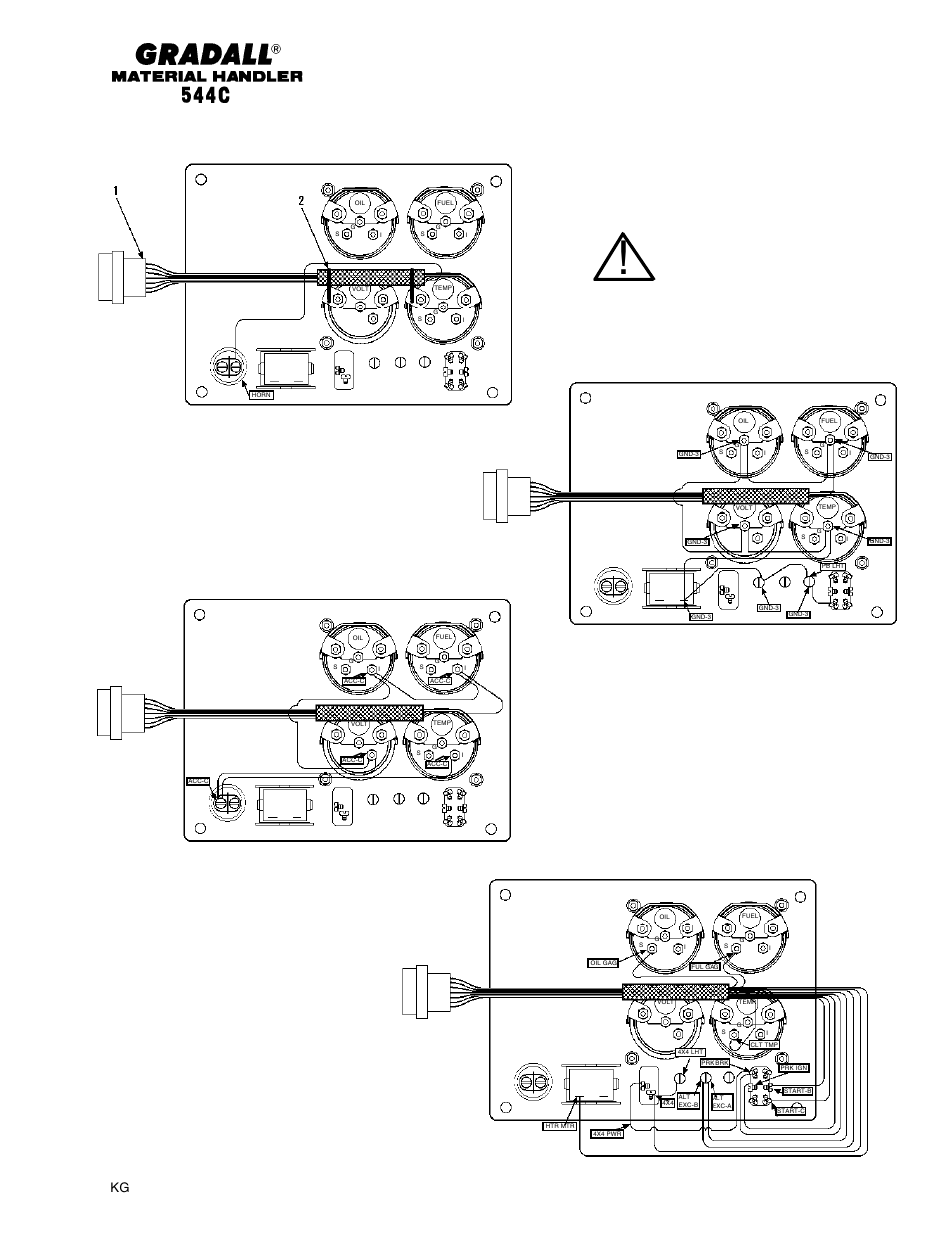 Section 11 electrical, Sequence #1 sequence #2 sequence #3 sequence #4 | Gradall 544C-10 User Manual | Page 128 / 171