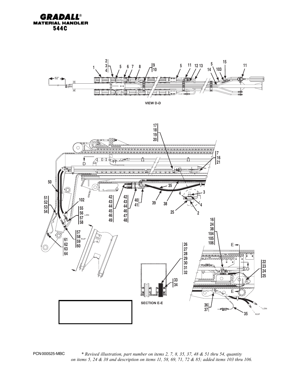 This option draws approximately 2 amps. total | Gradall 544C-10 User Manual | Page 141 / 171