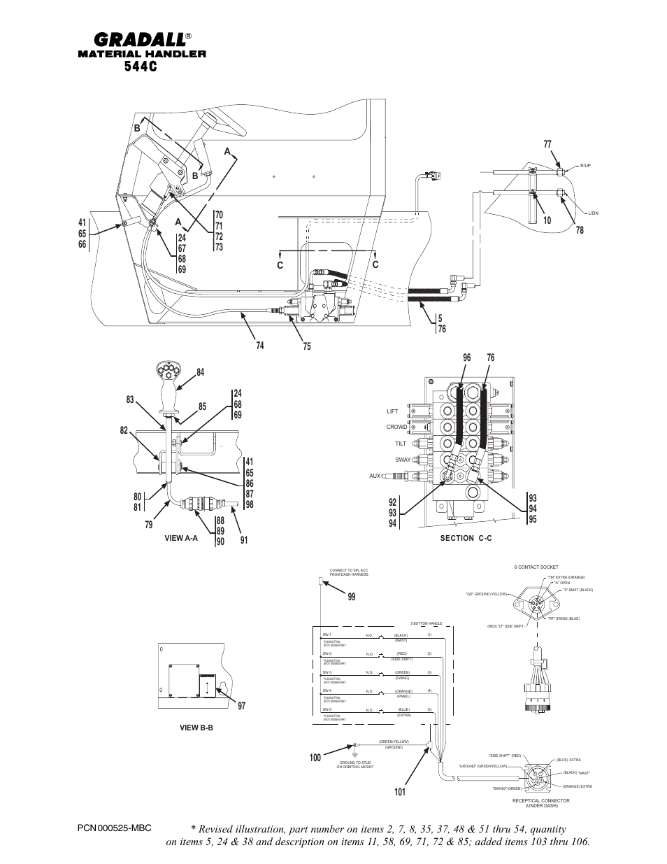 Bc c | Gradall 544C-10 User Manual | Page 142 / 171