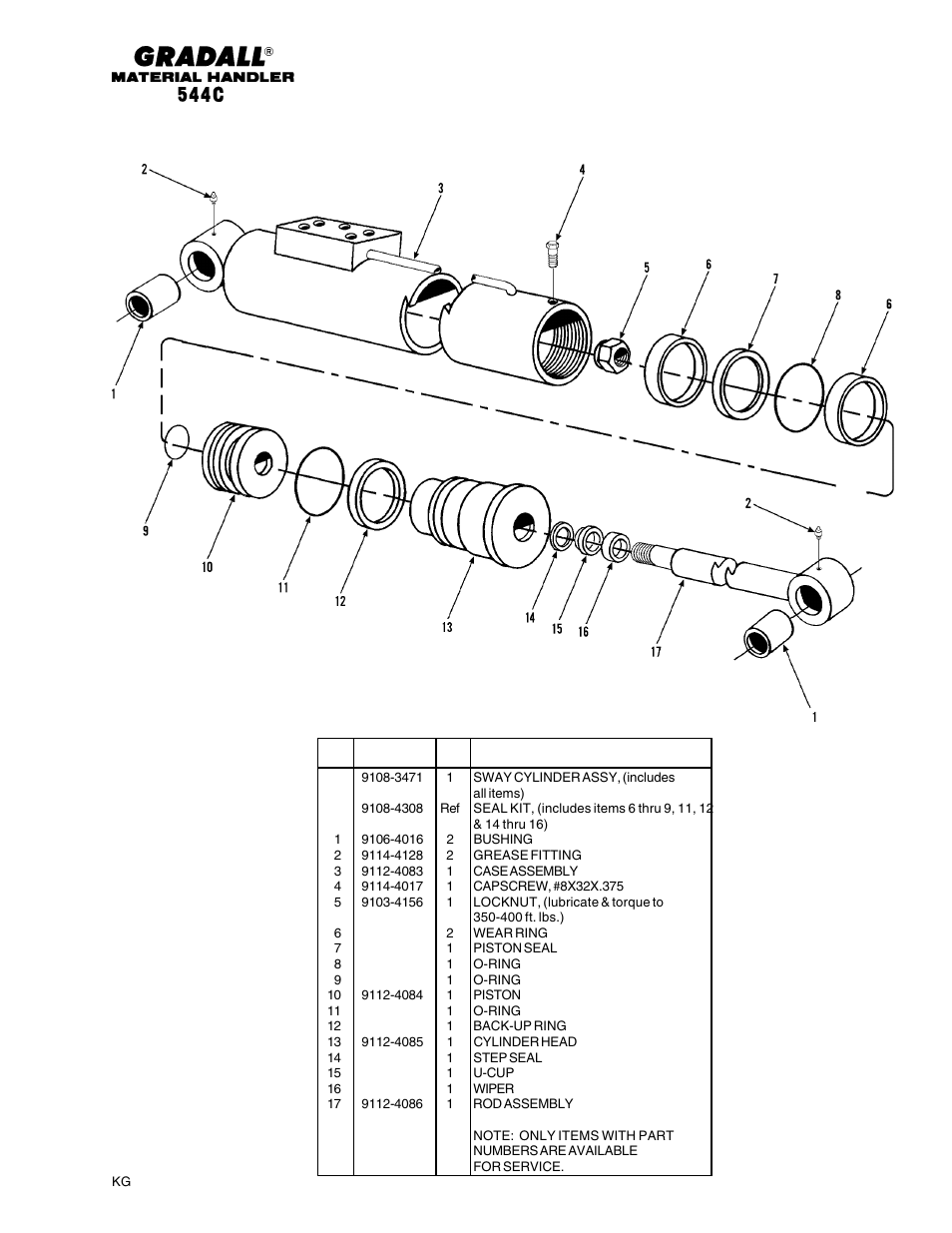 Gradall 544C-10 User Manual | Page 153 / 171