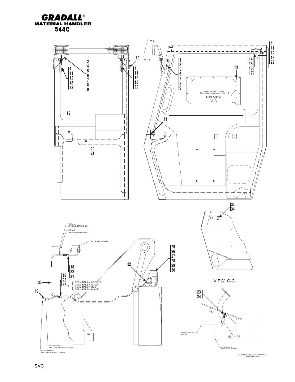 Gradall 544C-10 User Manual | Page 168 / 171