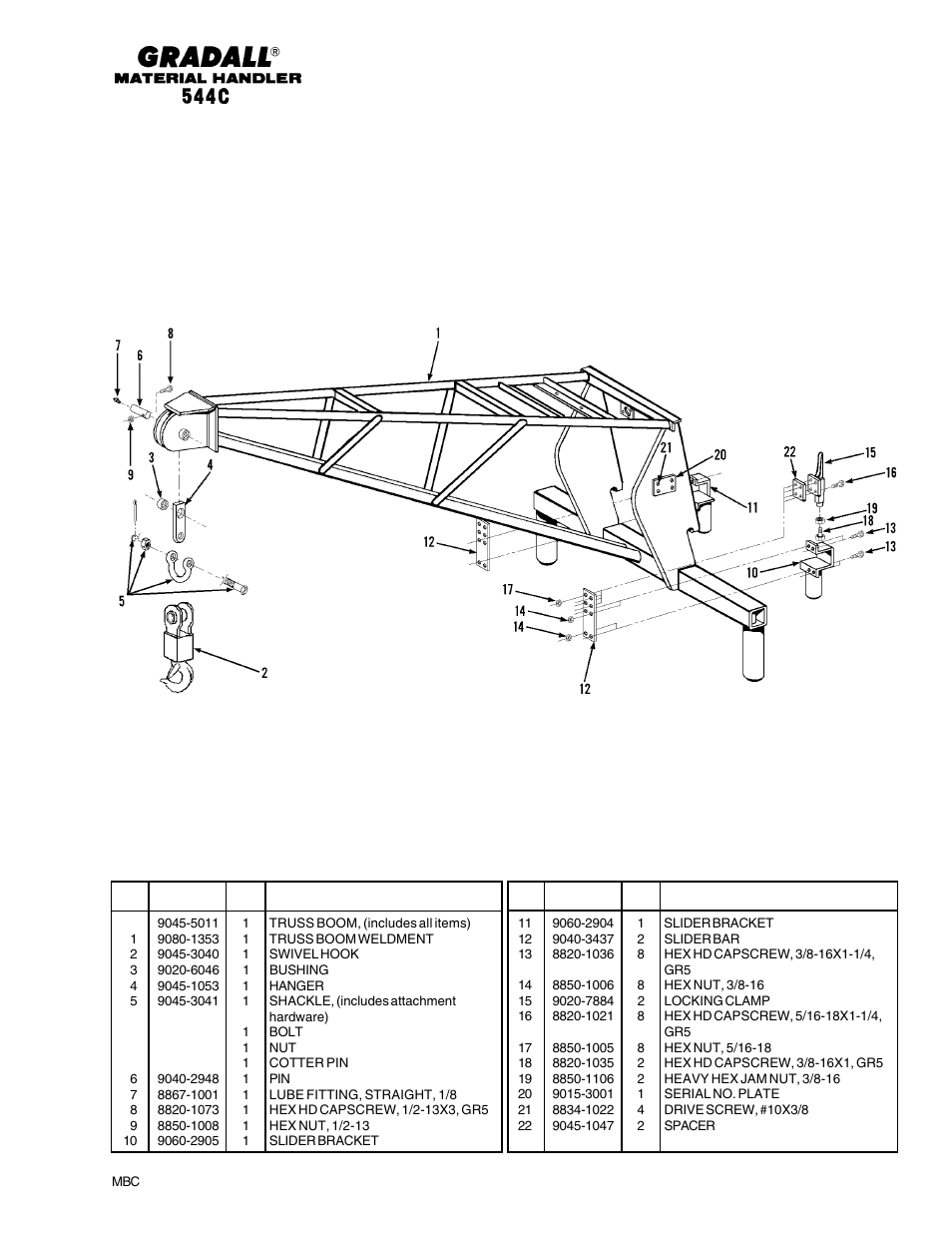 Gradall 544C-10 User Manual | Page 43 / 171