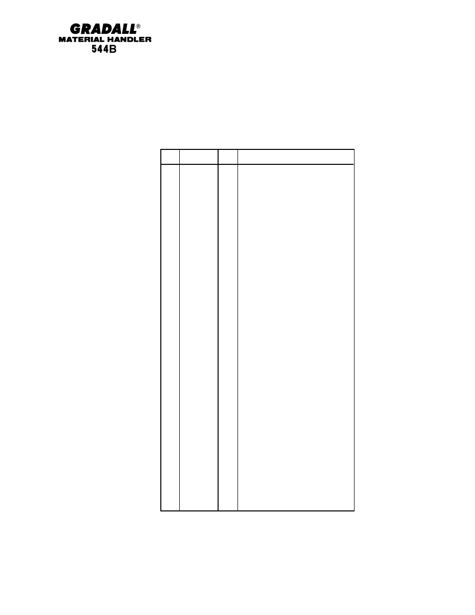 Gradall 544B Parts Manual User Manual | Page 132 / 180