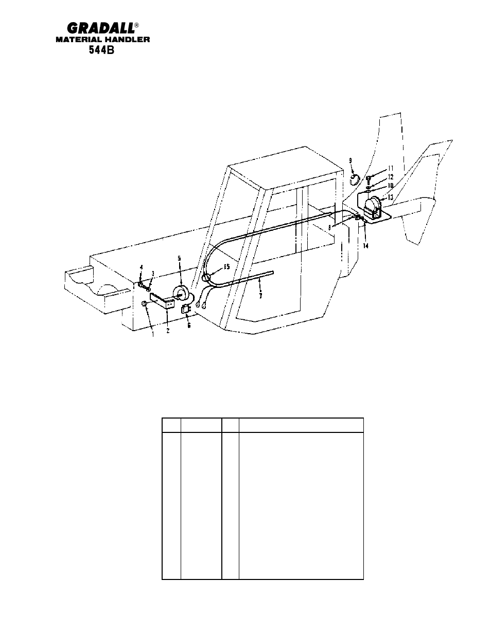 Electrical miscellaneous electrical components | Gradall 544B Parts Manual User Manual | Page 140 / 180