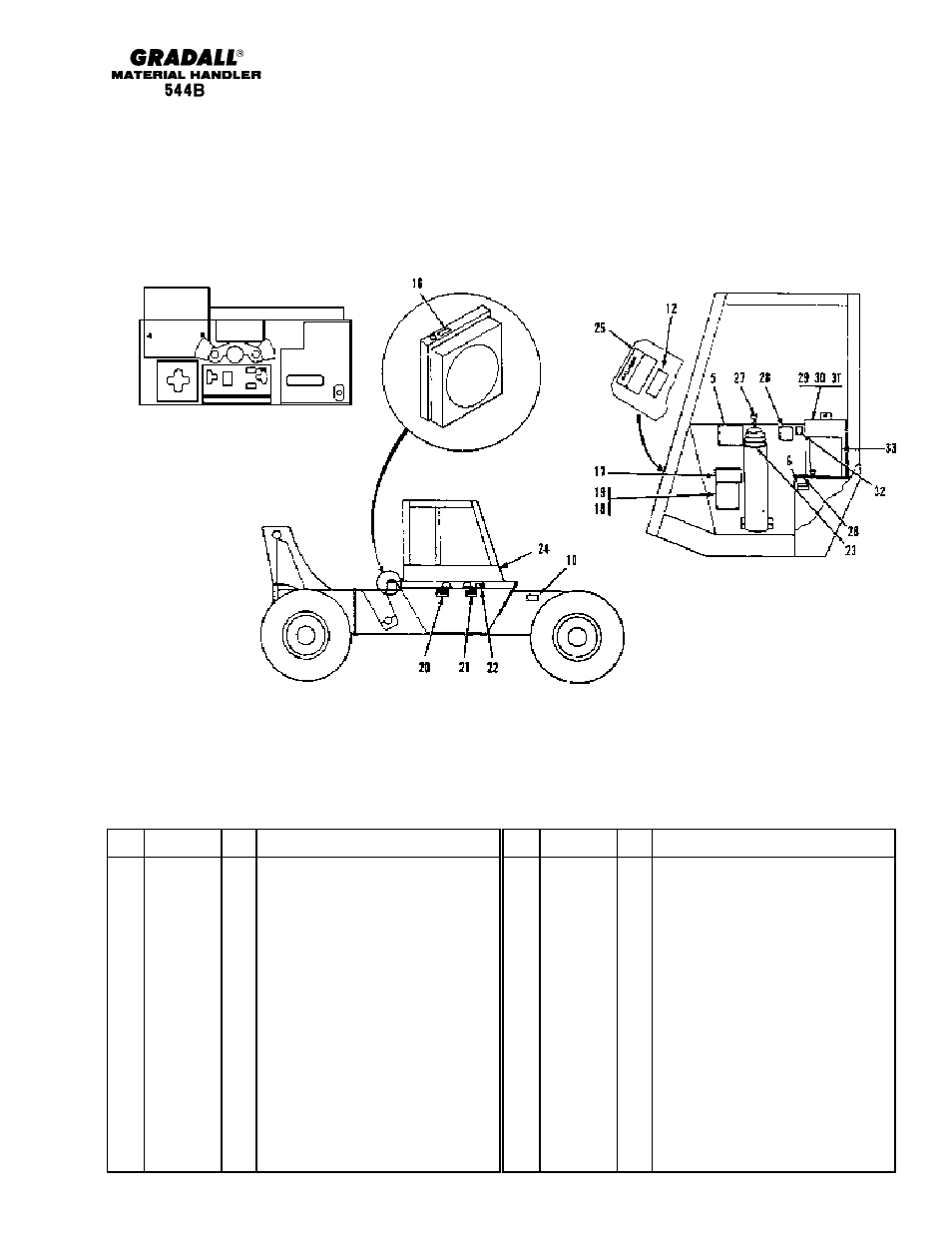 Section 12 miscellaneous, Miscellaneous frame decals | Gradall 544B Parts Manual User Manual | Page 141 / 180