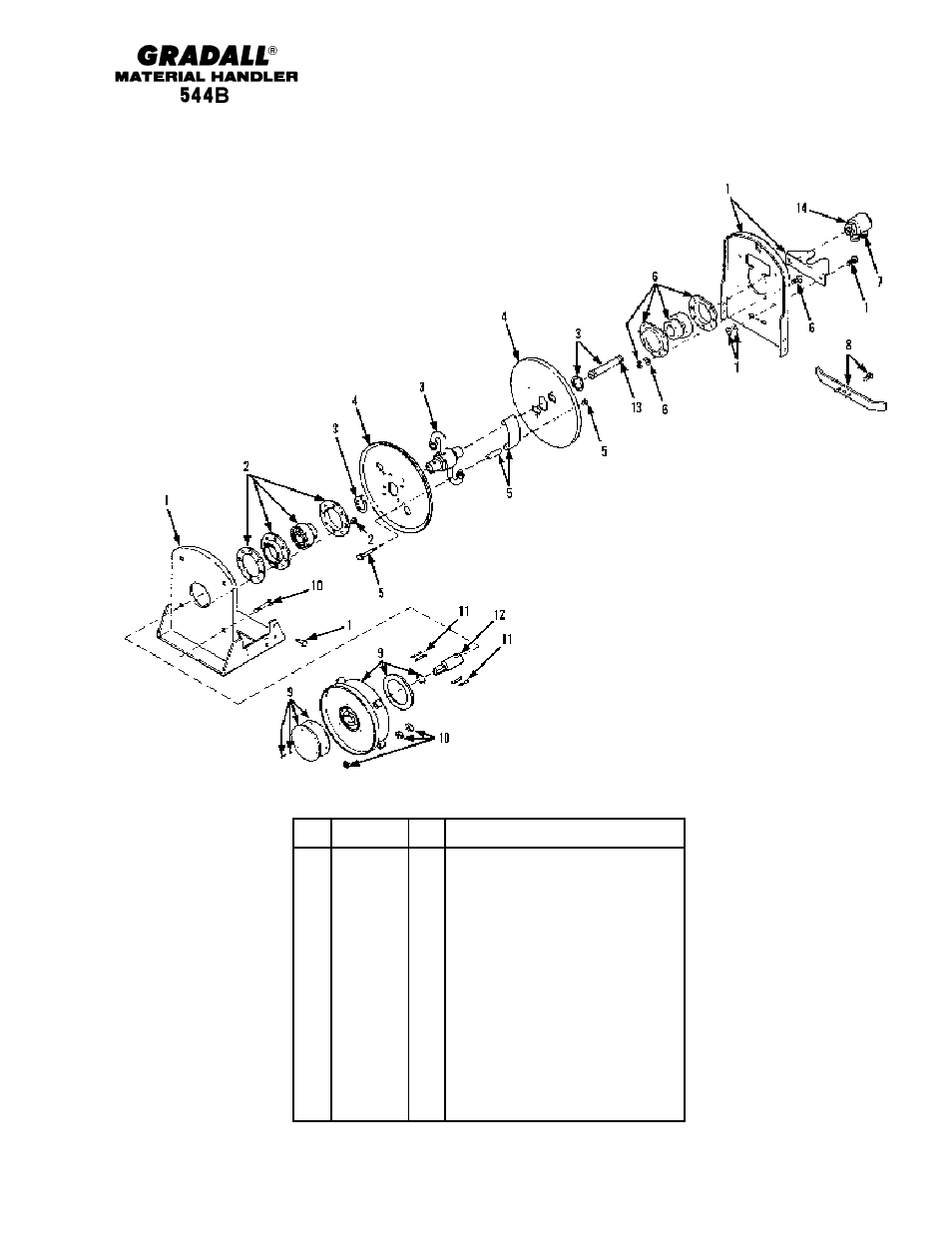 Section 13 optional equipment | Gradall 544B Parts Manual User Manual | Page 143 / 180