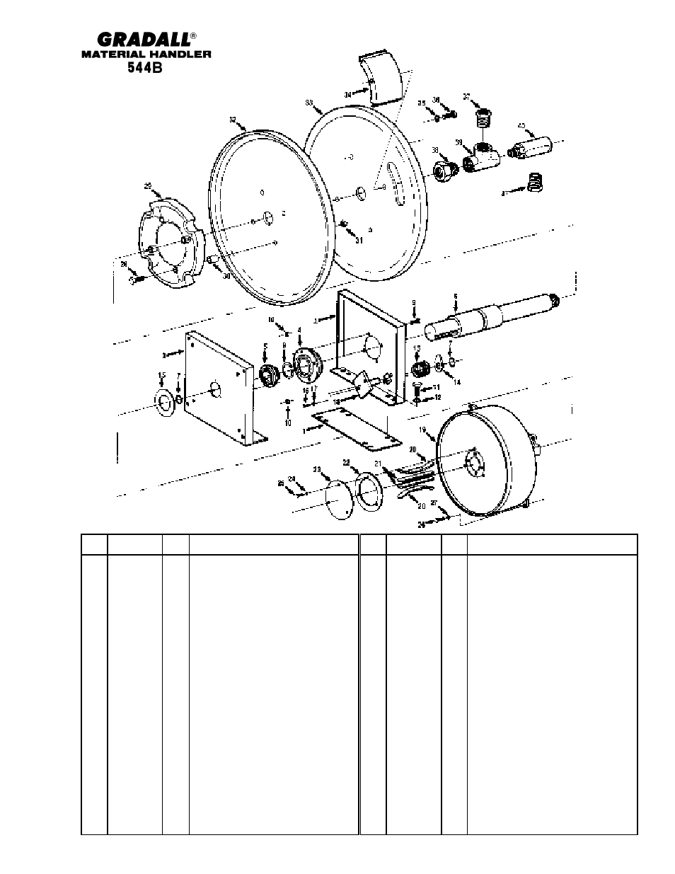 Gradall 544B Parts Manual User Manual | Page 154 / 180