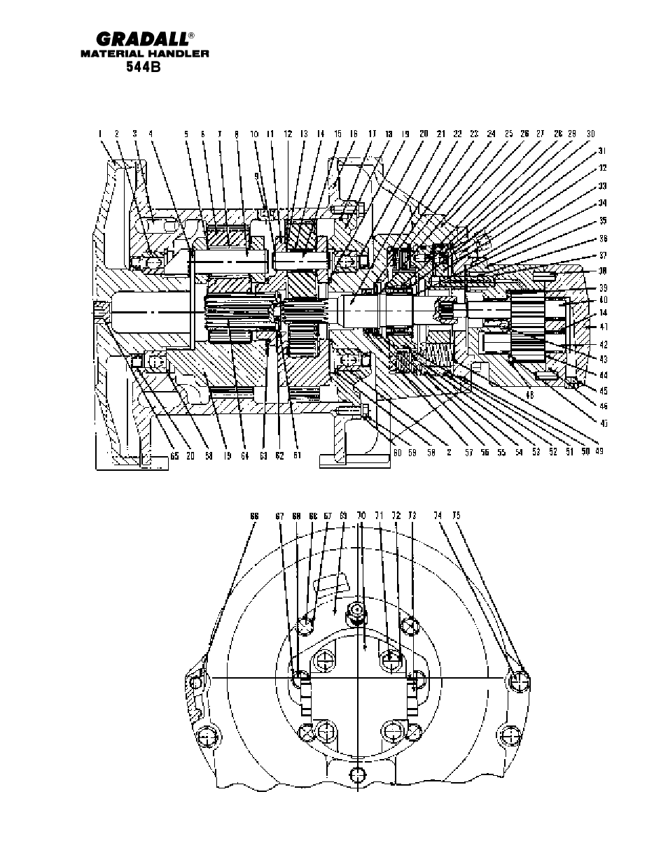 Gradall 544B Parts Manual User Manual | Page 155 / 180