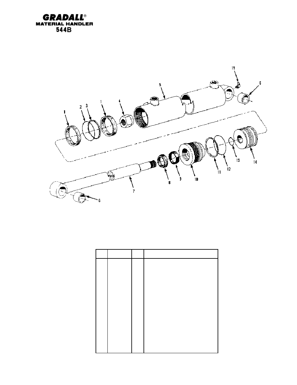 Gradall 544B Parts Manual User Manual | Page 157 / 180