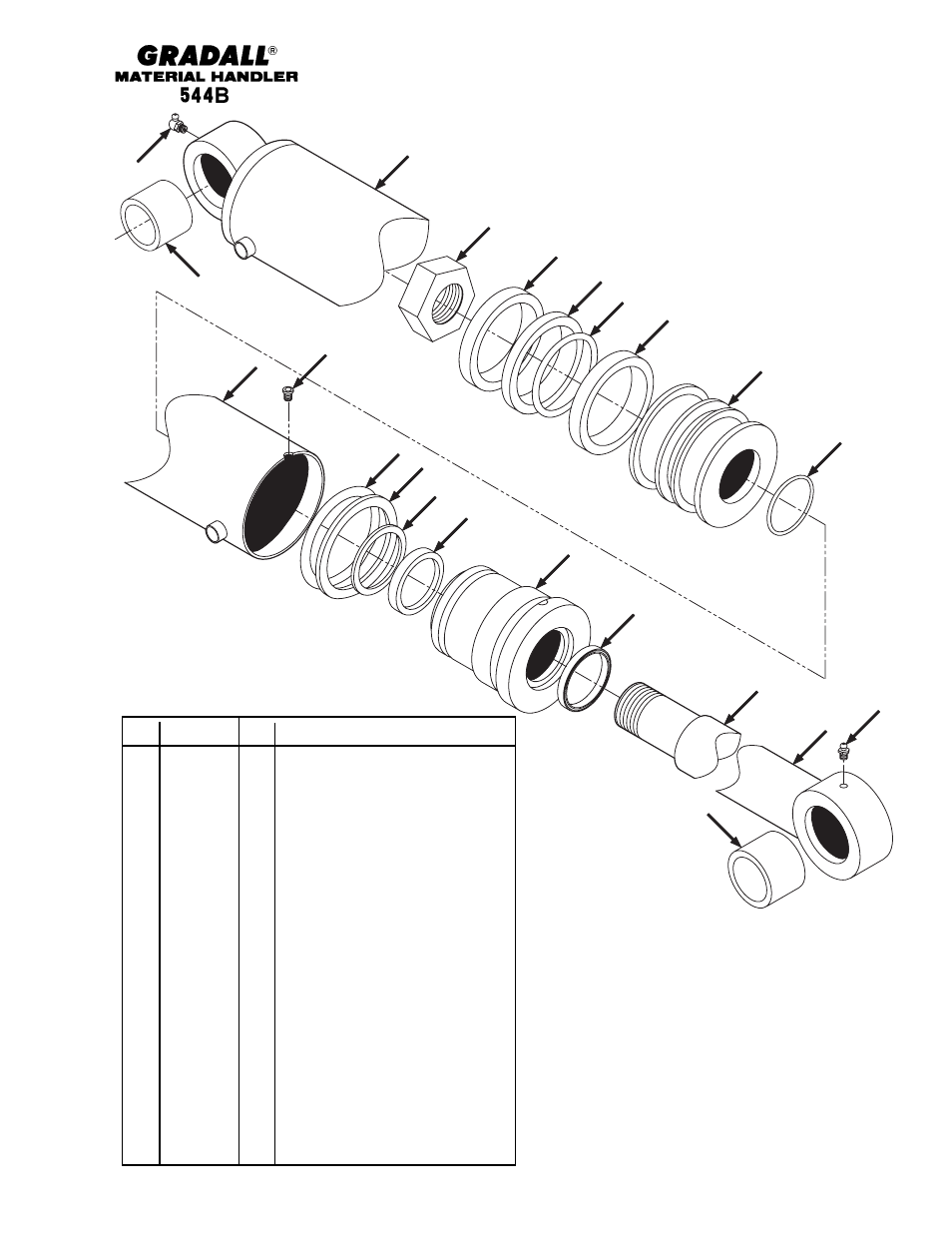 Gradall 544B Parts Manual User Manual | Page 175 / 180