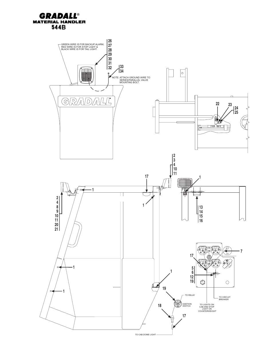 Gradall 544B Parts Manual User Manual | Page 177 / 180