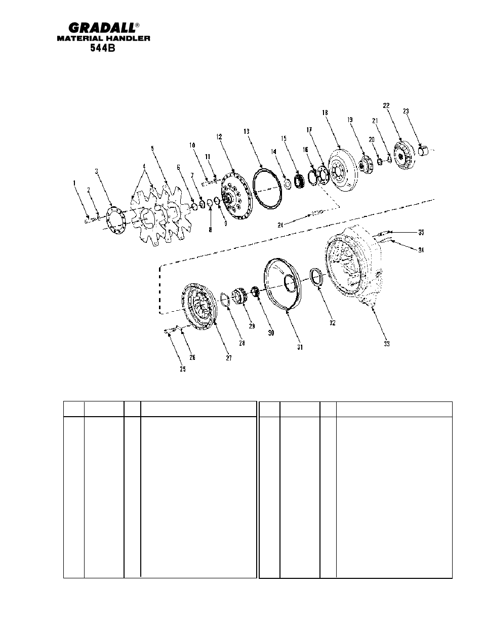 Gradall 544B Parts Manual User Manual | Page 42 / 180