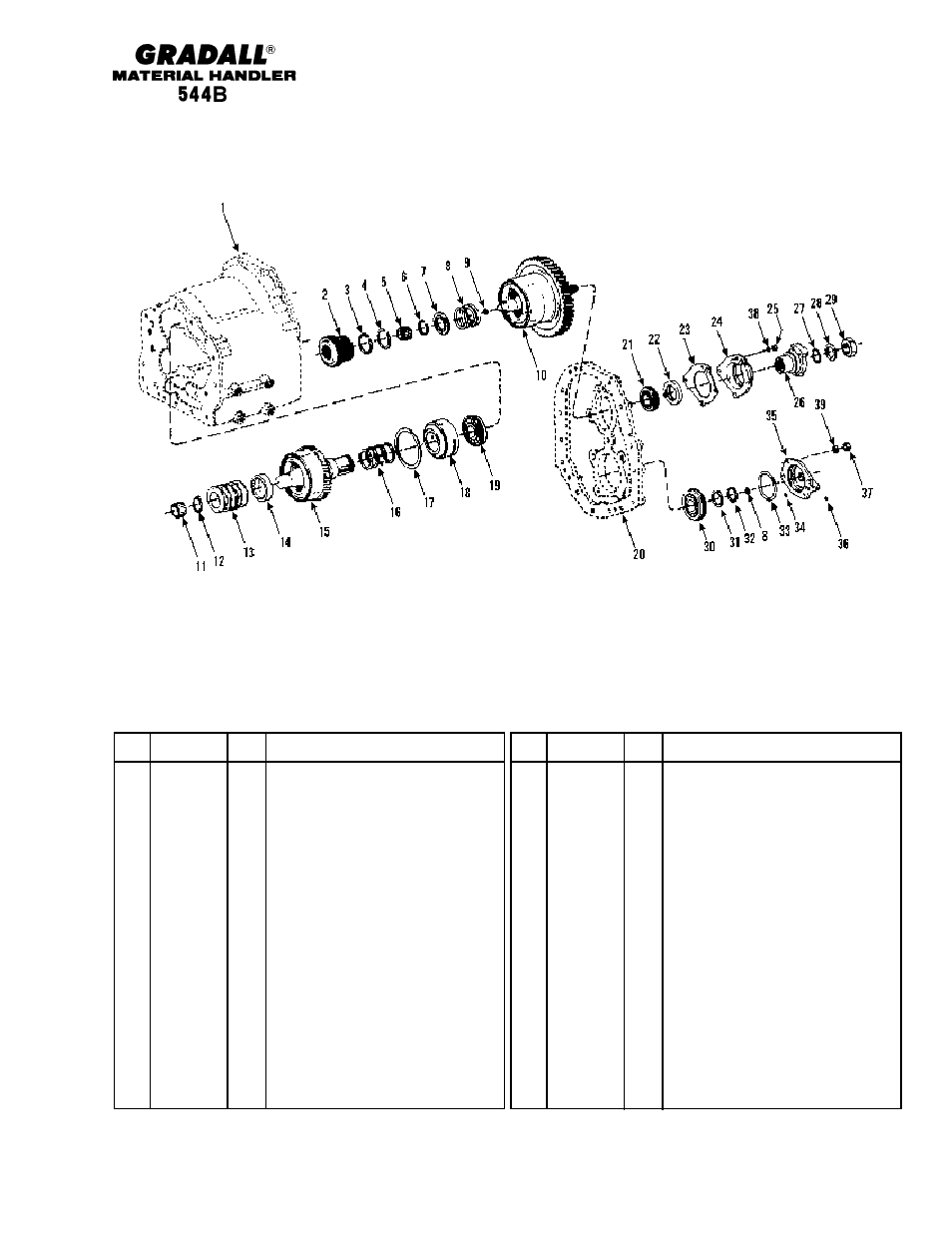 Gradall 544B Parts Manual User Manual | Page 47 / 180