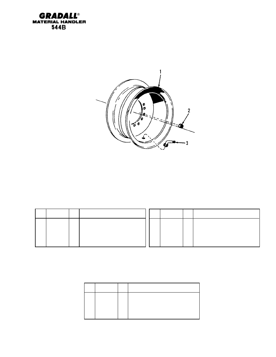 Drive train wheels & tires | Gradall 544B Parts Manual User Manual | Page 63 / 180